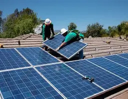 Modern Home Solar Installation